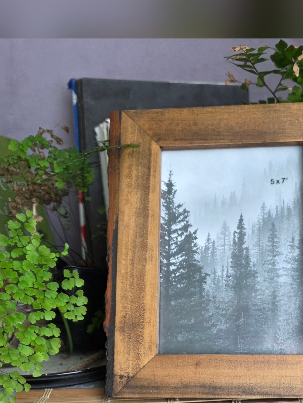 Threshold Rustic Wooden Picture Frame - Natural Wood & Glass